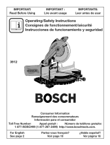 Bosch 3912 El manual del propietario