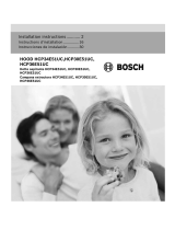 Bosch HCP34E51UC/01 Guía de instalación