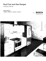 Bosch HDI8054U/01 Guía de instalación