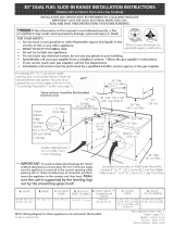 Frigidaire CGCS389FB1 Guía de instalación