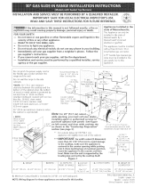 Frigidaire FGS379DSA Guía de instalación