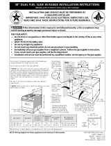 Frigidaire FCS367CHSC Guía de instalación