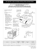 Frigidaire GLES388CSB Guía de instalación