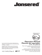 Jonsered Z54R-96732800100 El manual del propietario