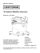 Craftsman 125.12007 El manual del propietario