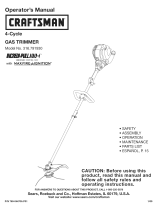 Craftsman 79193 - Straight Shaft Trimmer El manual del propietario