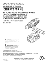 Craftsman 315DD2101 El manual del propietario