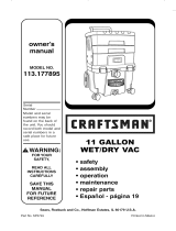 Craftsman 113177895 El manual del propietario