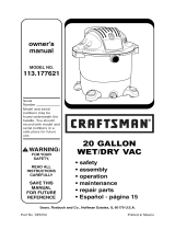 Craftsman 113.177621 El manual del propietario