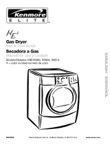 Kenmore HE4 Gas dryer 110.9586 El manual del propietario