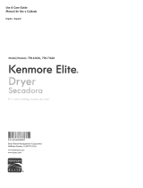 Kenmore Elite 79671622310 Manual de usuario