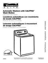 Kenmore Elite Capypso Automatic washer El manual del propietario