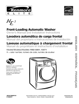 Kenmore Elite HE3 110.4586 Series El manual del propietario