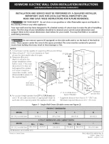 Kenmore Electric Wall Oven Guía de instalación