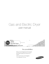 Samsung DV395ETPAWR/A1-00 El manual del propietario