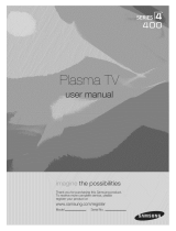 Samsung PN50B400P3DXZA El manual del propietario