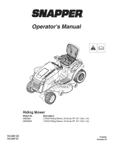 Snapper LT2452 (2690980) El manual del propietario