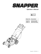 Snapper 7800779 El manual del propietario