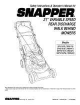 Snapper 7800417 (SPV21675E) El manual del propietario