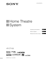 Sony HT-CT100 El manual del propietario