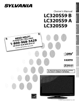 Sylvania LC320SS9B El manual del propietario