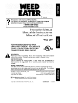 Weed Eater WEB200 El manual del propietario
