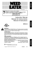 Electrolux RTE115 El manual del propietario