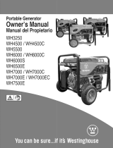 White-Westinghouse WH6000 El manual del propietario