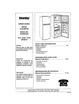 Danby DFF8801W El manual del propietario