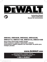 DeWalt DWE43144 TYPE 1 El manual del propietario