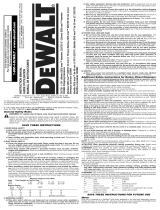 DeWalt D25890 El manual del propietario
