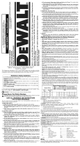 DeWalt D25891K TYPE 1 El manual del propietario
