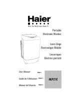 Haier HLP21E - Pulsator Wash With Tub Manual de usuario
