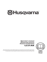 Husqvarna L221AK-96795910100 El manual del propietario