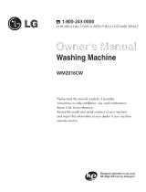 LG WM2016CW/01 El manual del propietario