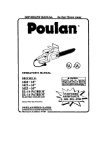 Poulan 1425 El manual del propietario
