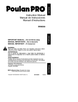 Poulan Pro BVM200 TYPE 3 (RECON) El manual del propietario