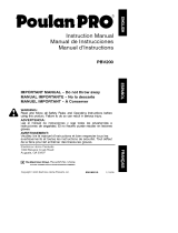Poulan PBV200 El manual del propietario