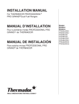 Thermador PRD48JDSGU/07 Guía de instalación