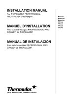 Thermador PRG366JG/01 Guía de instalación