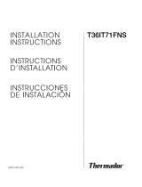 Thermador T36IT71FN/23 Guía de instalación