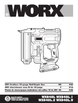 Worx WX840L El manual del propietario