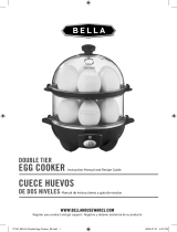 Bella 12 Egg Double Tier Cooker El manual del propietario