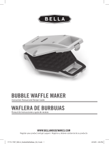 Bella Bubble Waffle Maker El manual del propietario
