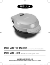 Bella Mini Waffle Maker El manual del propietario