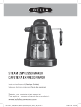Bella Steam Espresso Maker El manual del propietario