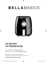Bella Basics 2.0 Qt Air Fryer El manual del propietario