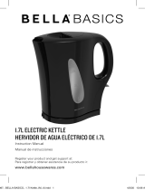 Bella Basics 1.7L Electric Kettle Manual de usuario