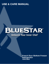 BlueStar Freestanding Refrigerator Manual de usuario