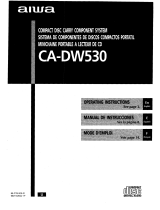 Aiwa CA-DW530 Operating Instructions Manual